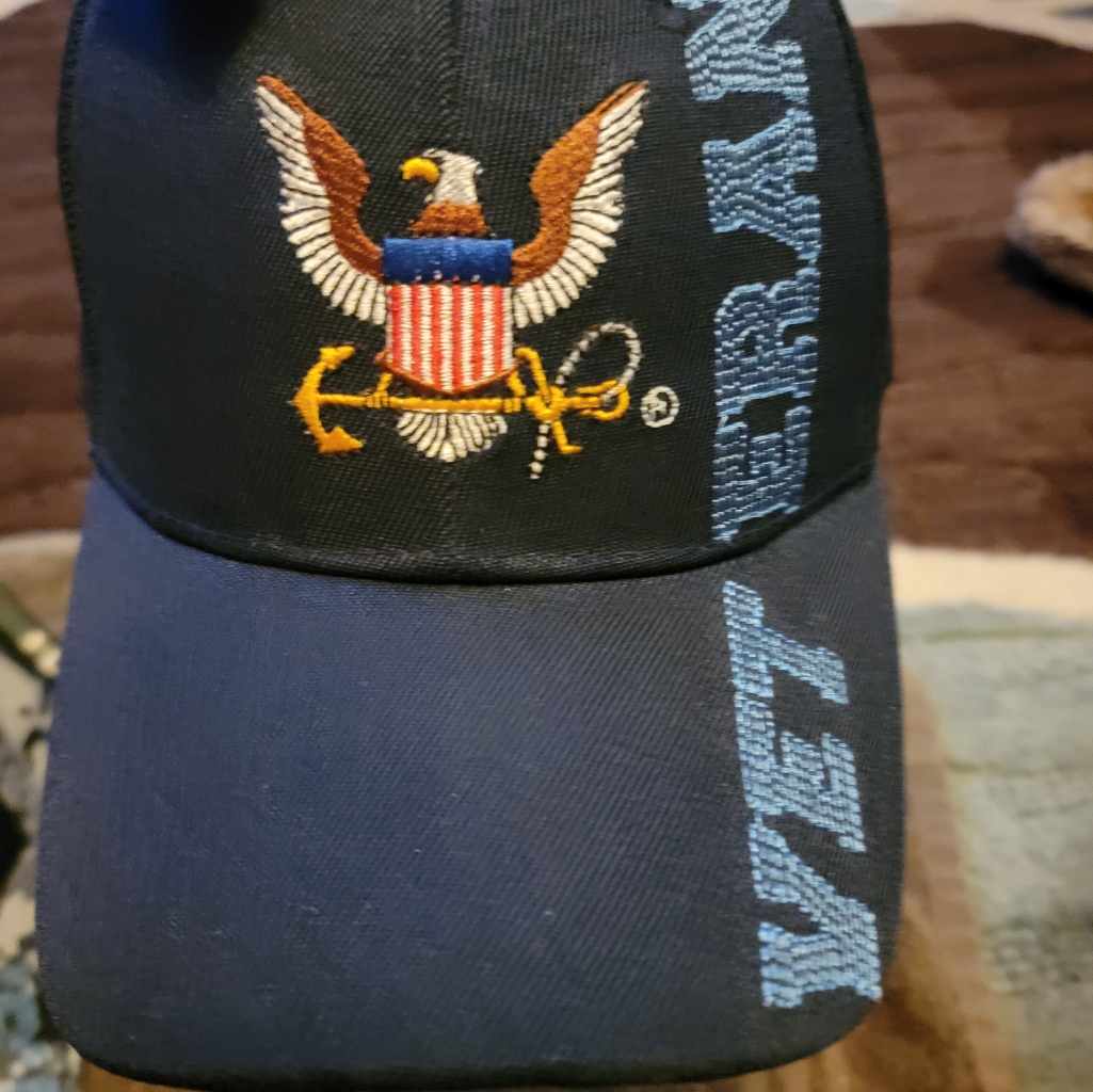 New United States Navy Veteran Adjustable Baseball Cap New United States Navy Veteran Adjustable Baseball Cap